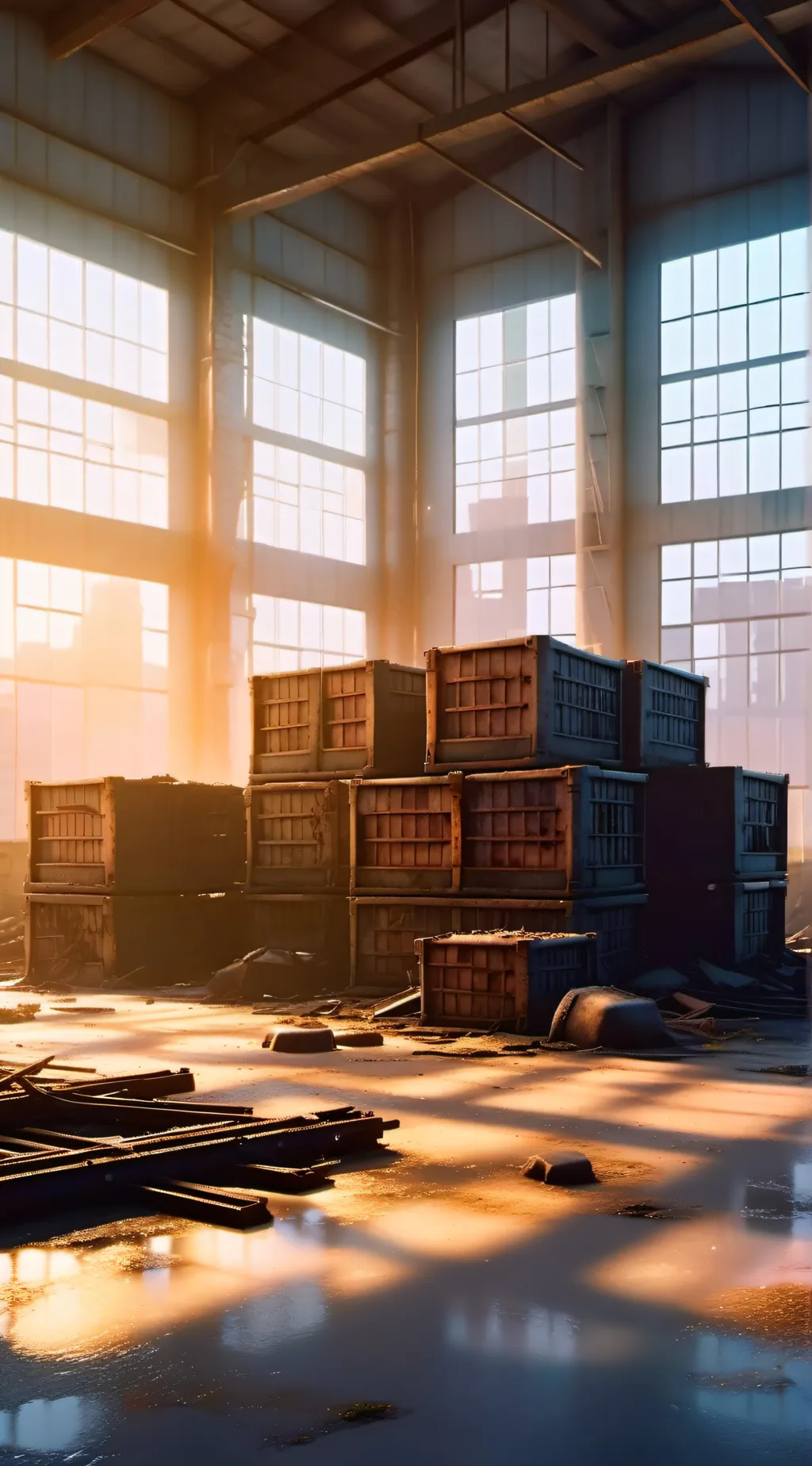 ai character: smiling critters  background