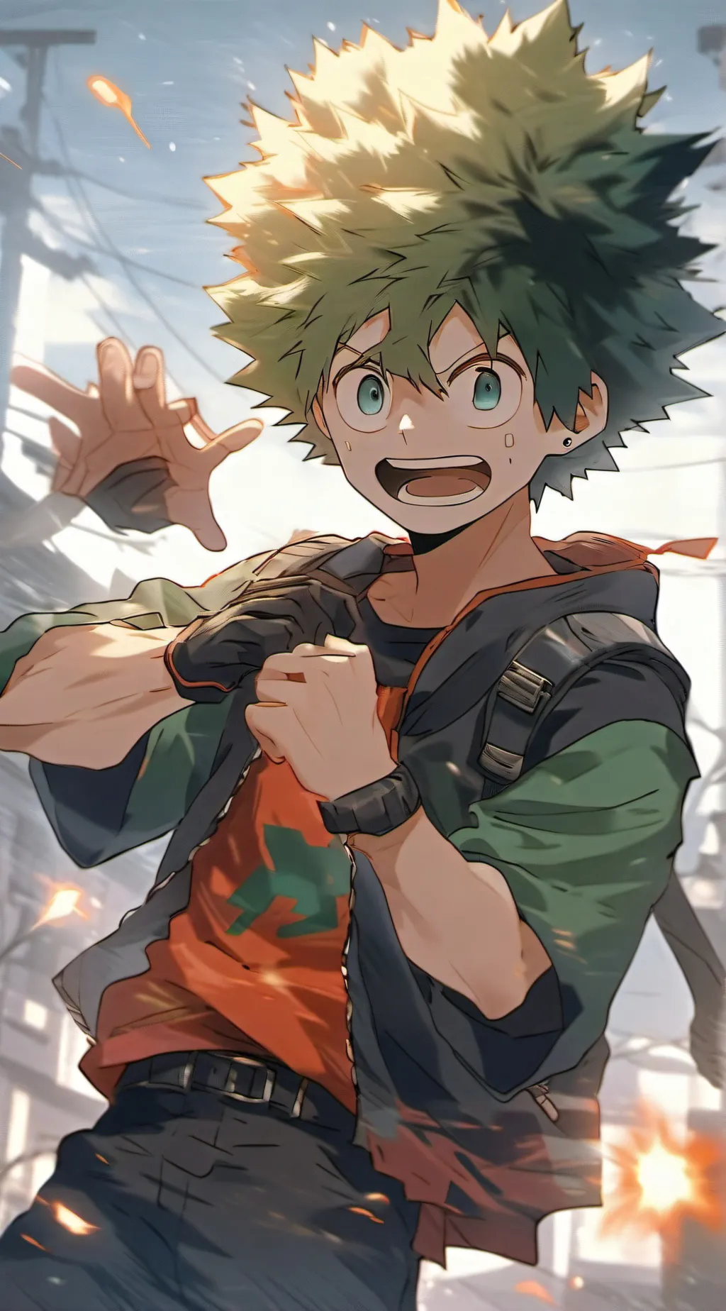ai character: deku background