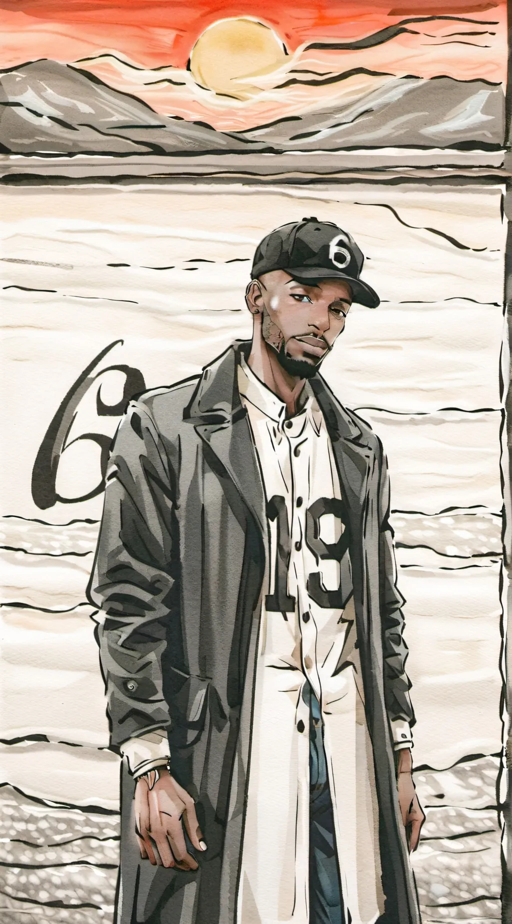 ai character: Percent the Rapper background