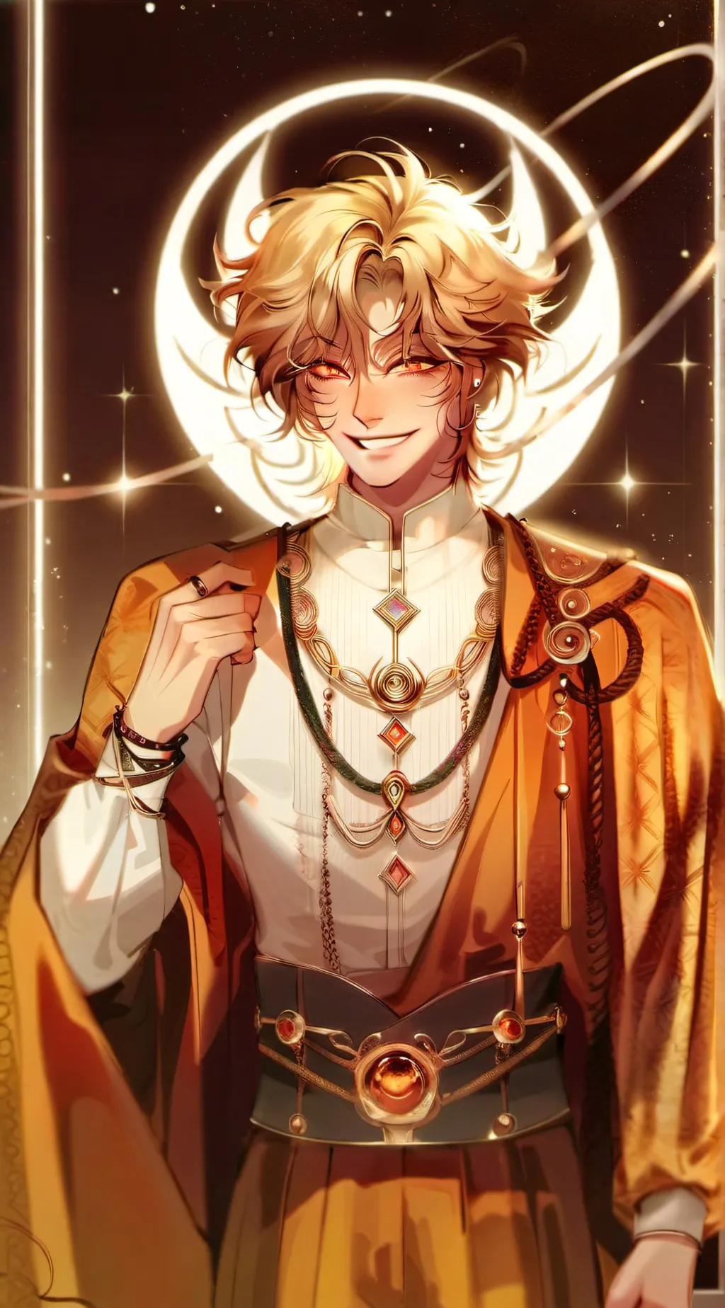 ai character: sunny background