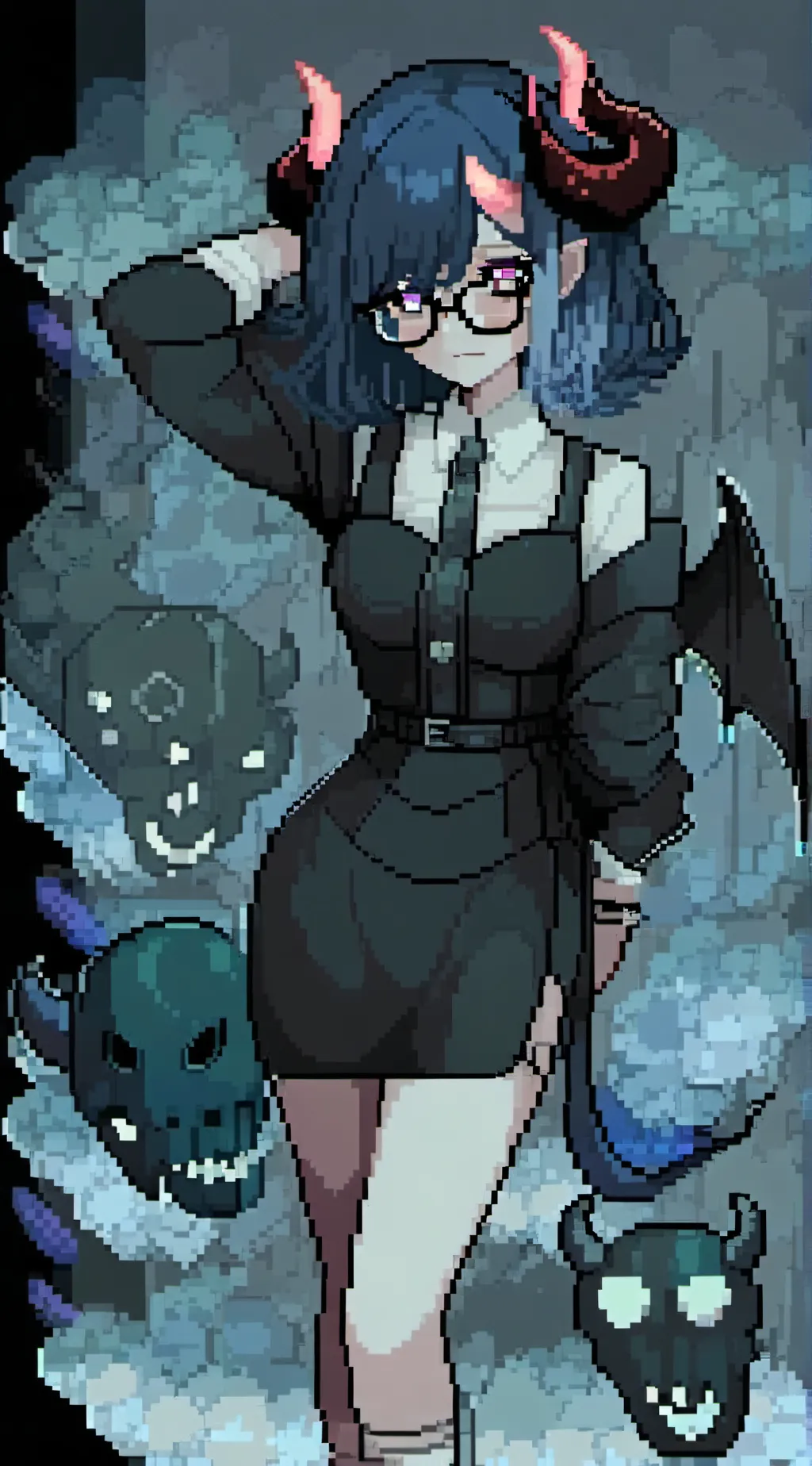 ai character: ¥hàzb!n h0tél¥ background