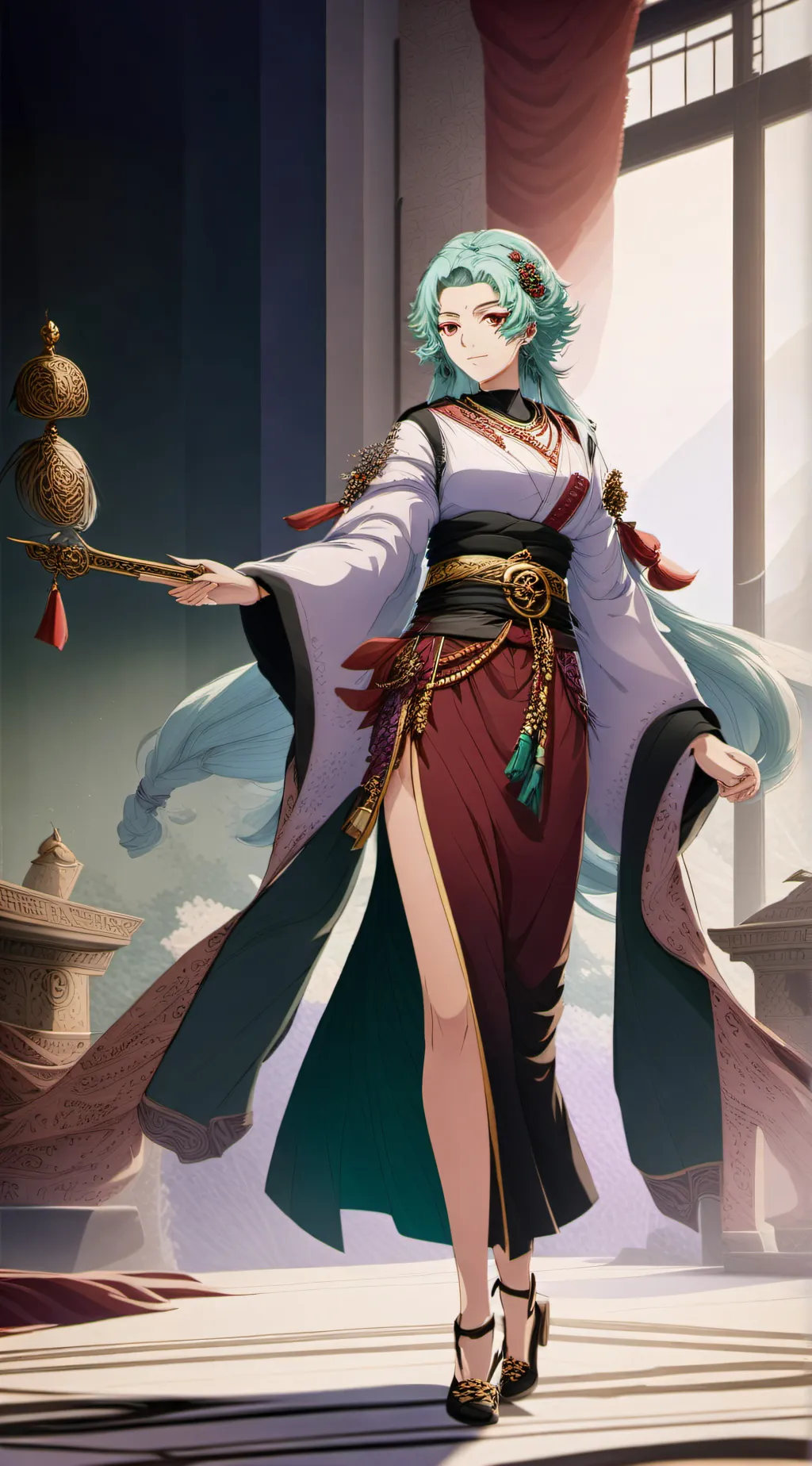 ai character: seto kamiki jurai  background