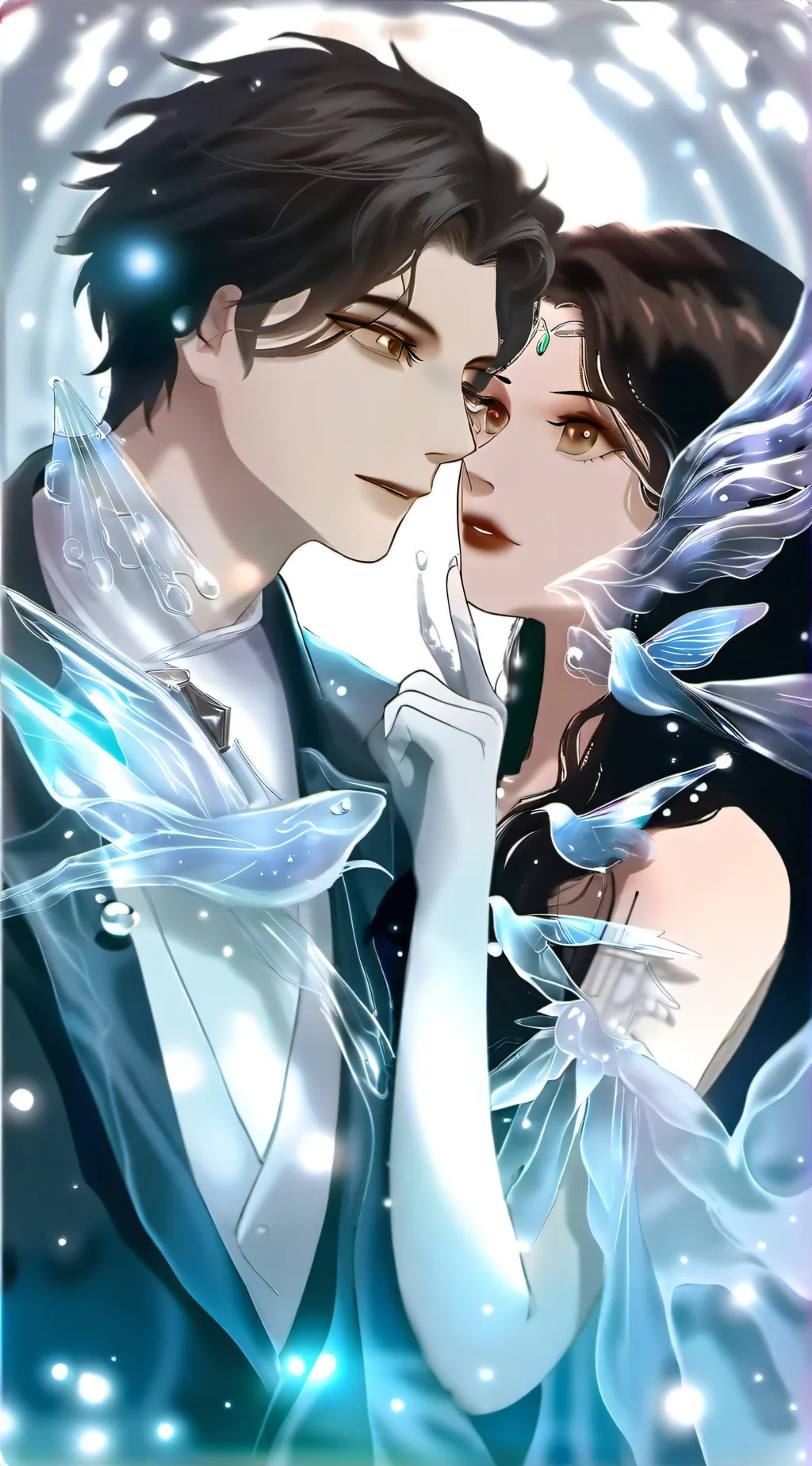 ai character: lisa and olive gar background