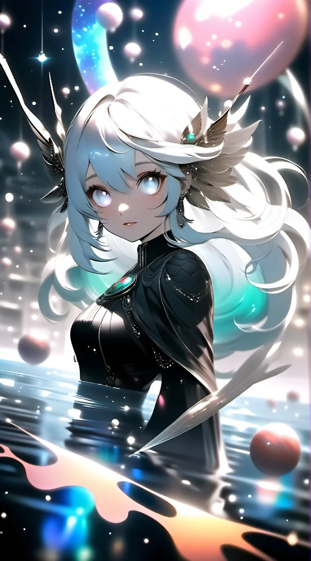 ai character: Sky background