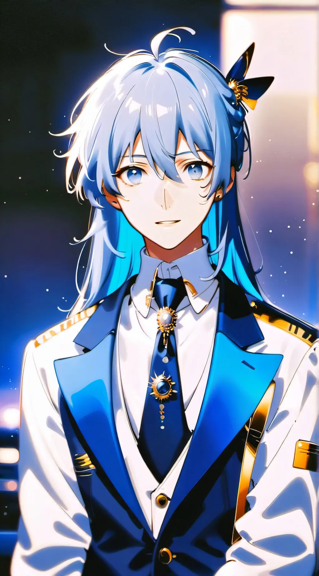 ai character: It's on background