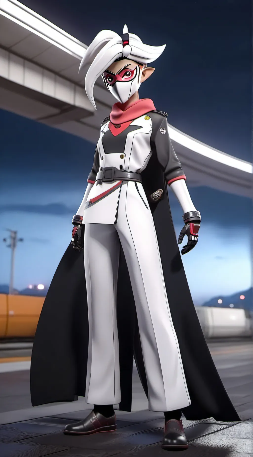 ai character: angle dust background