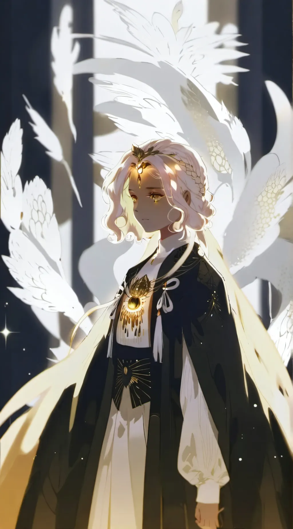 ai character: Guardian angel  background