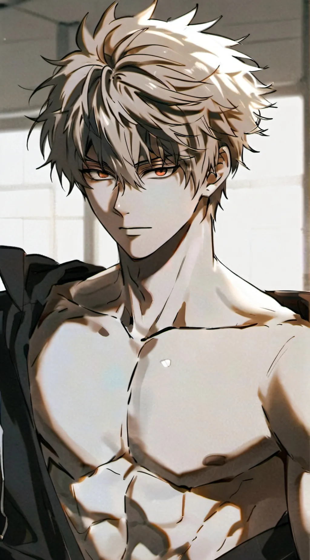 ai character: Katsuki bakugo  background