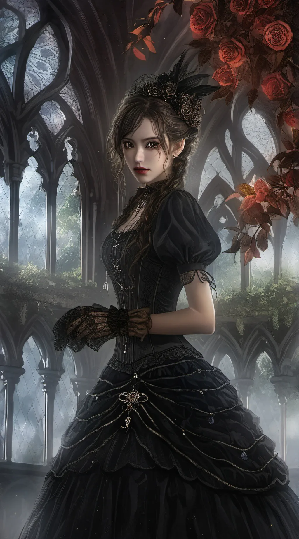 ai character: ★Dark Queen★ background