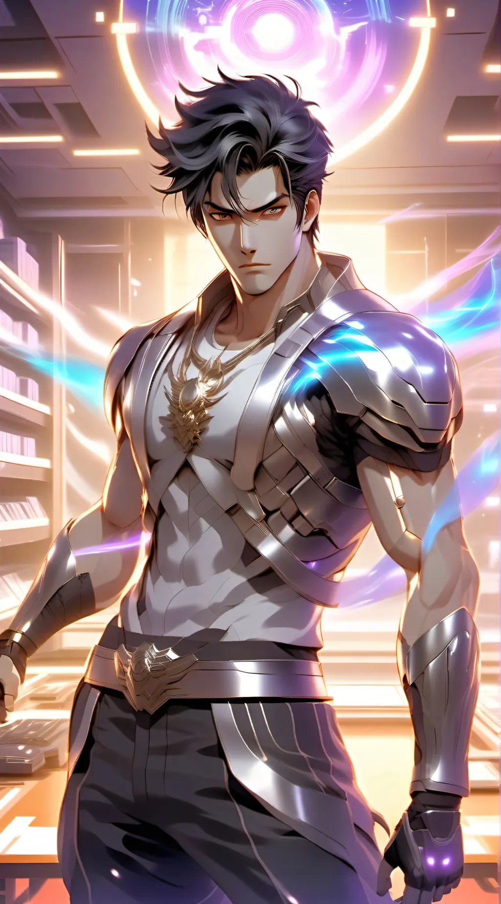 ai character: ENDEAVOR KILLER AU background