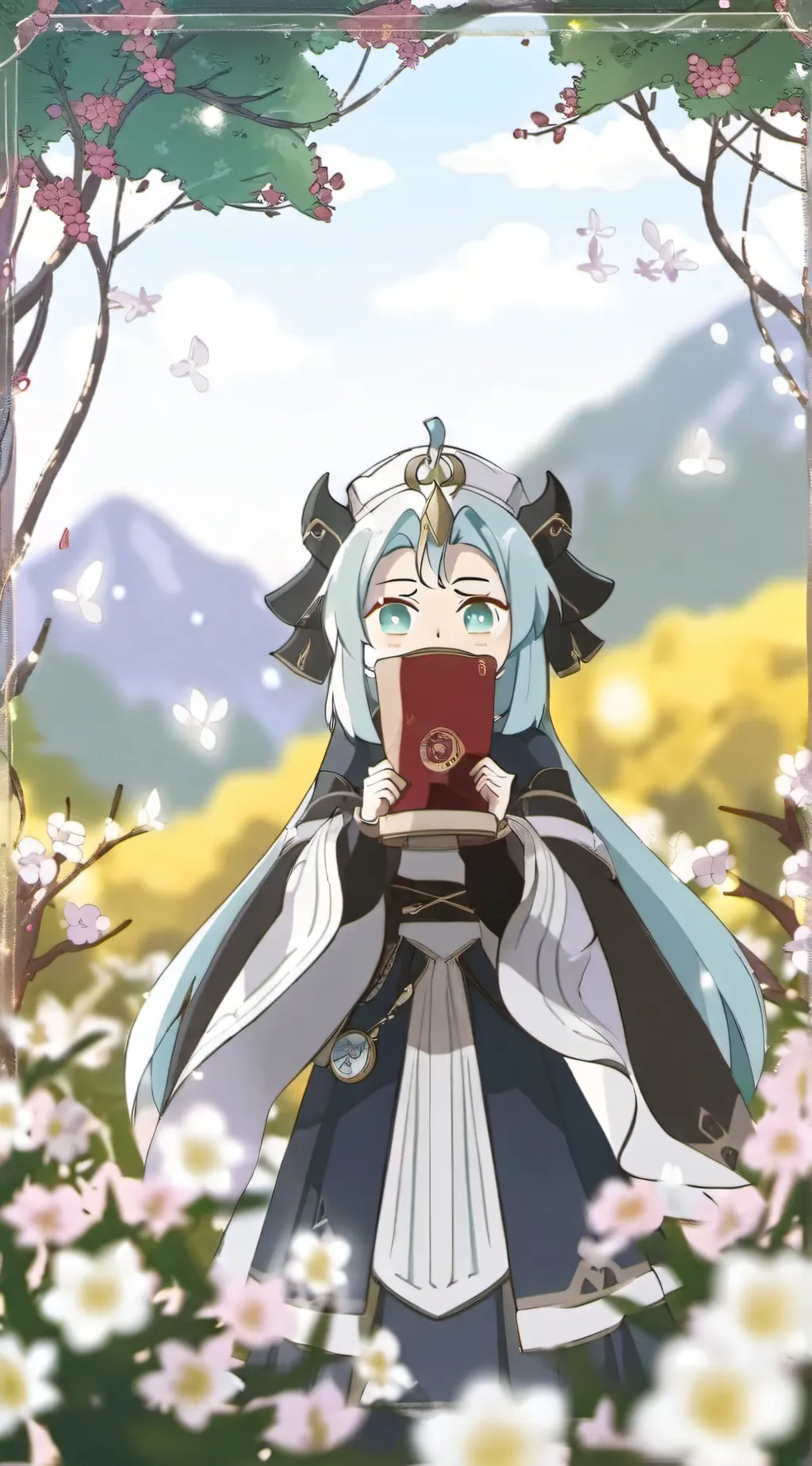 ai character: Chiken Nugget background