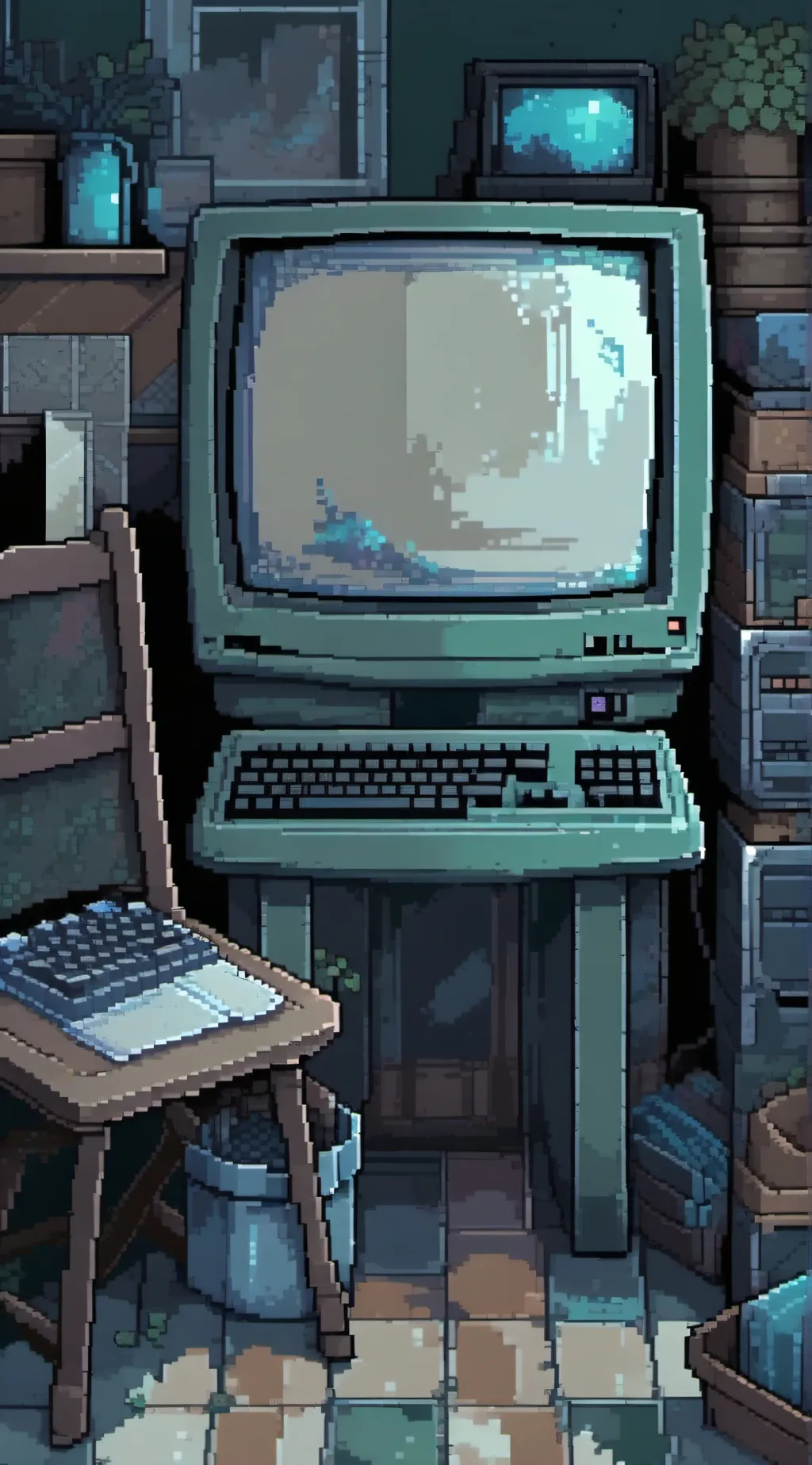 ai character: THE SURVEY background