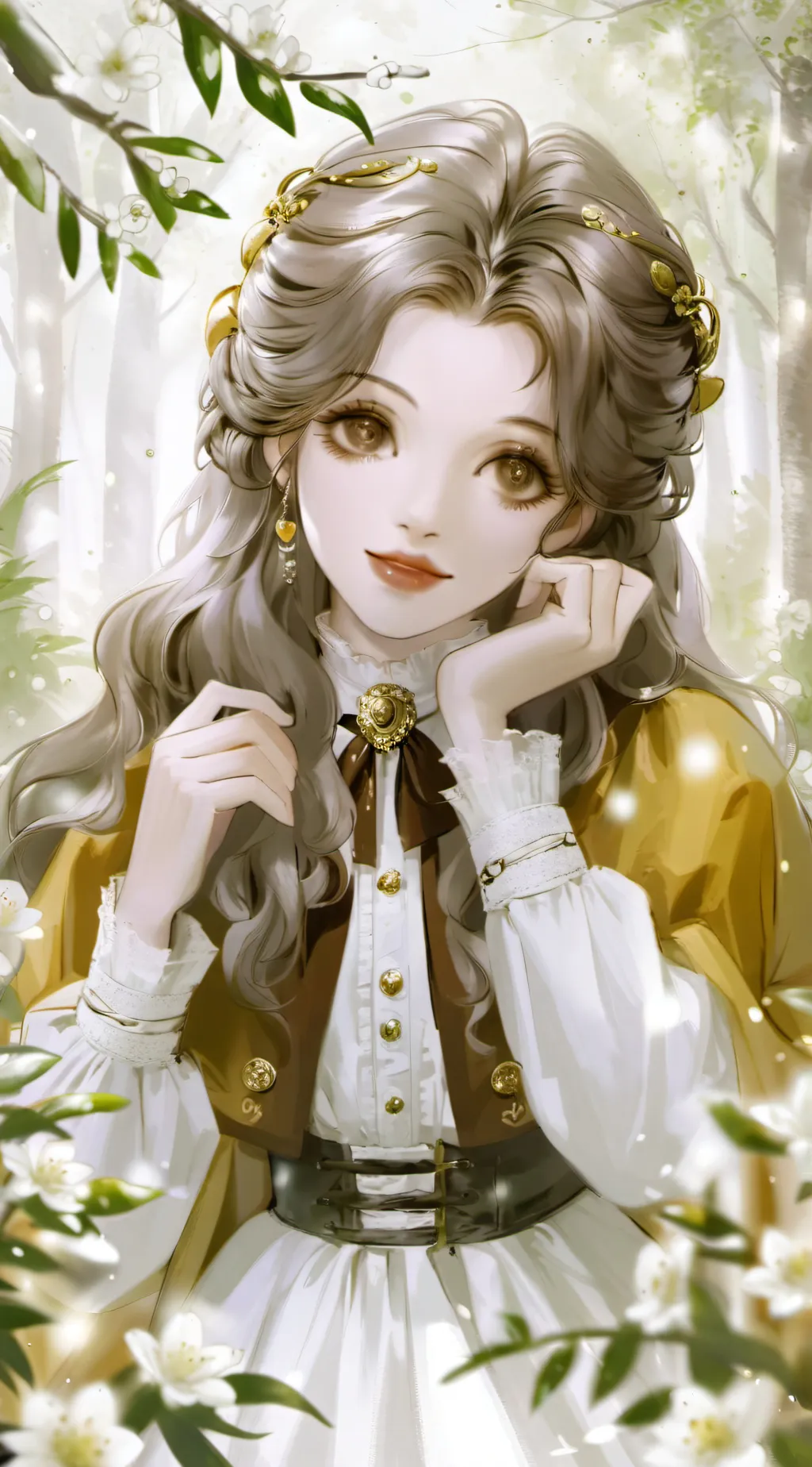 ai character: Luna background