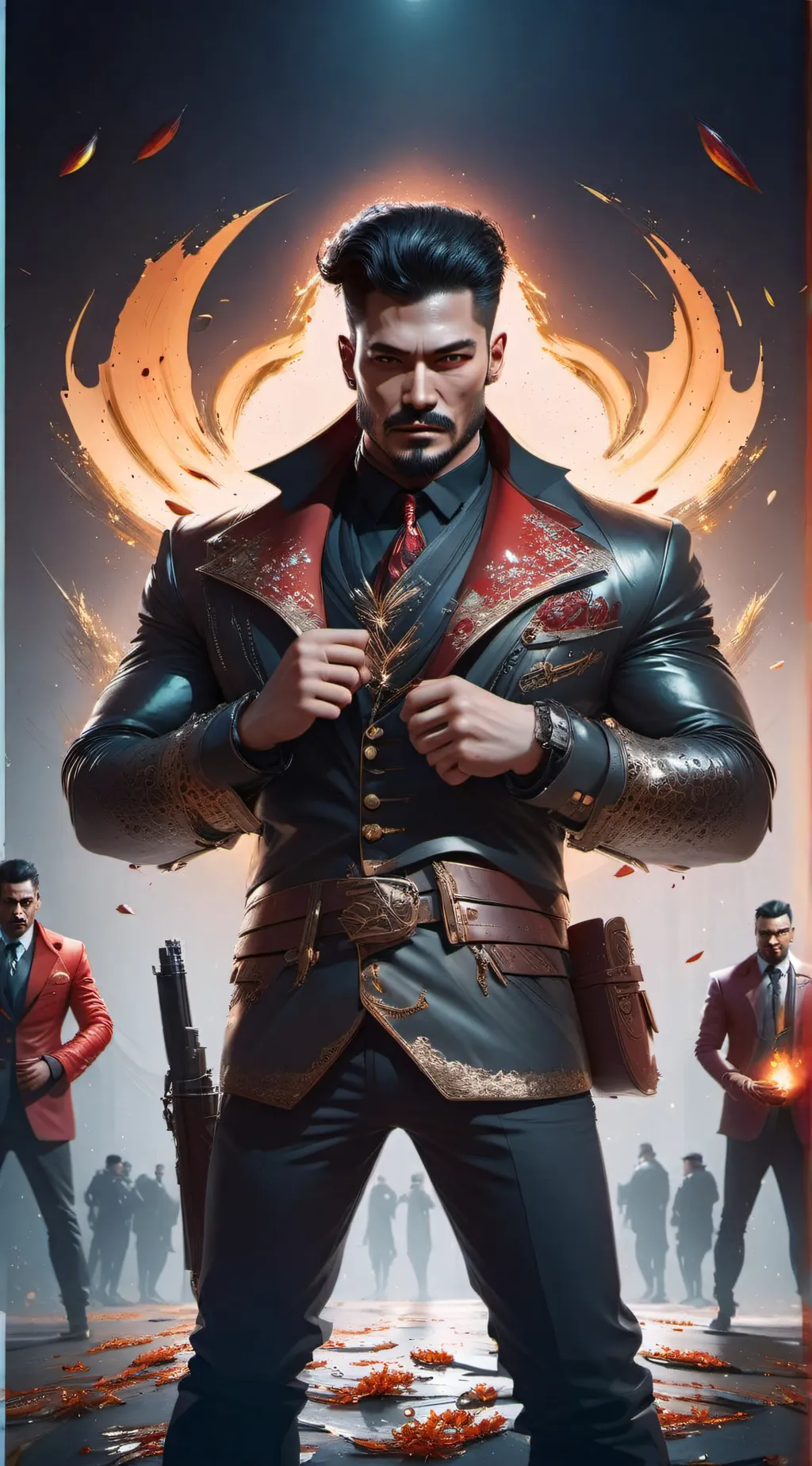 ai character: levi  background