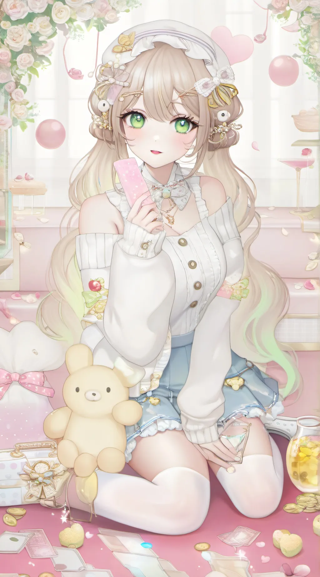 ai character: Smoke background