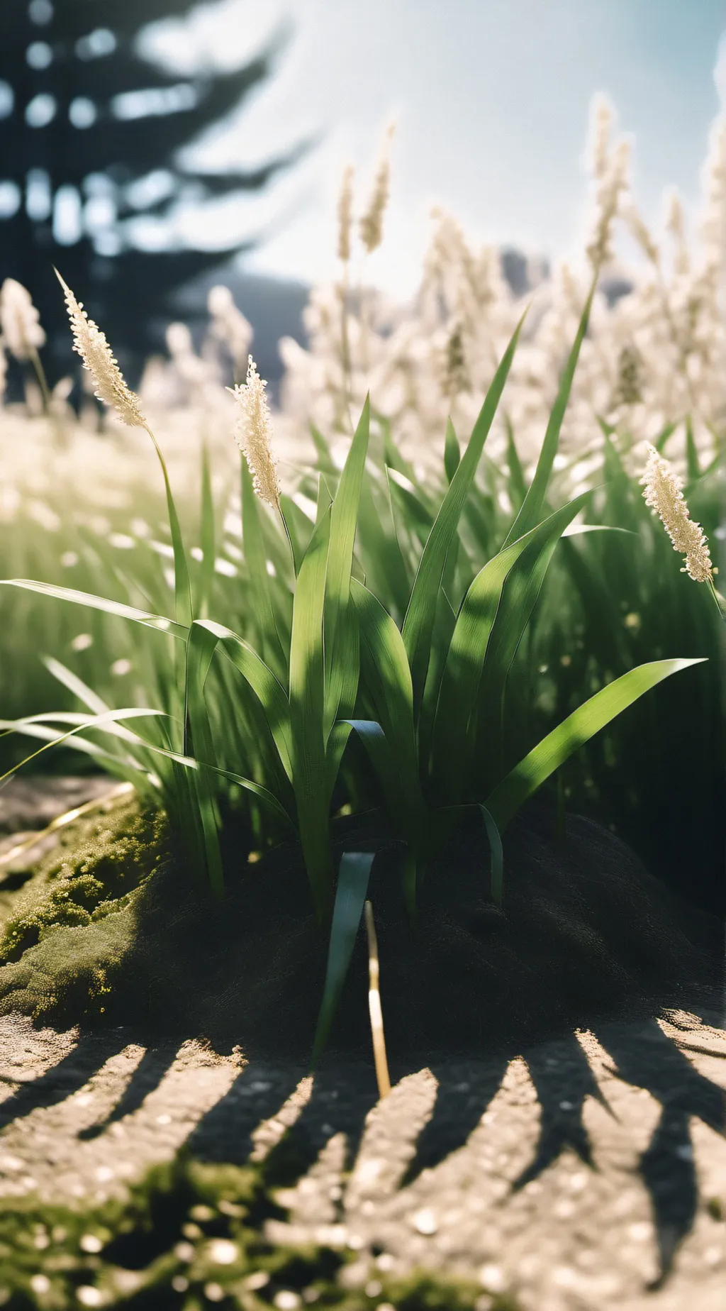 ai character: grass background