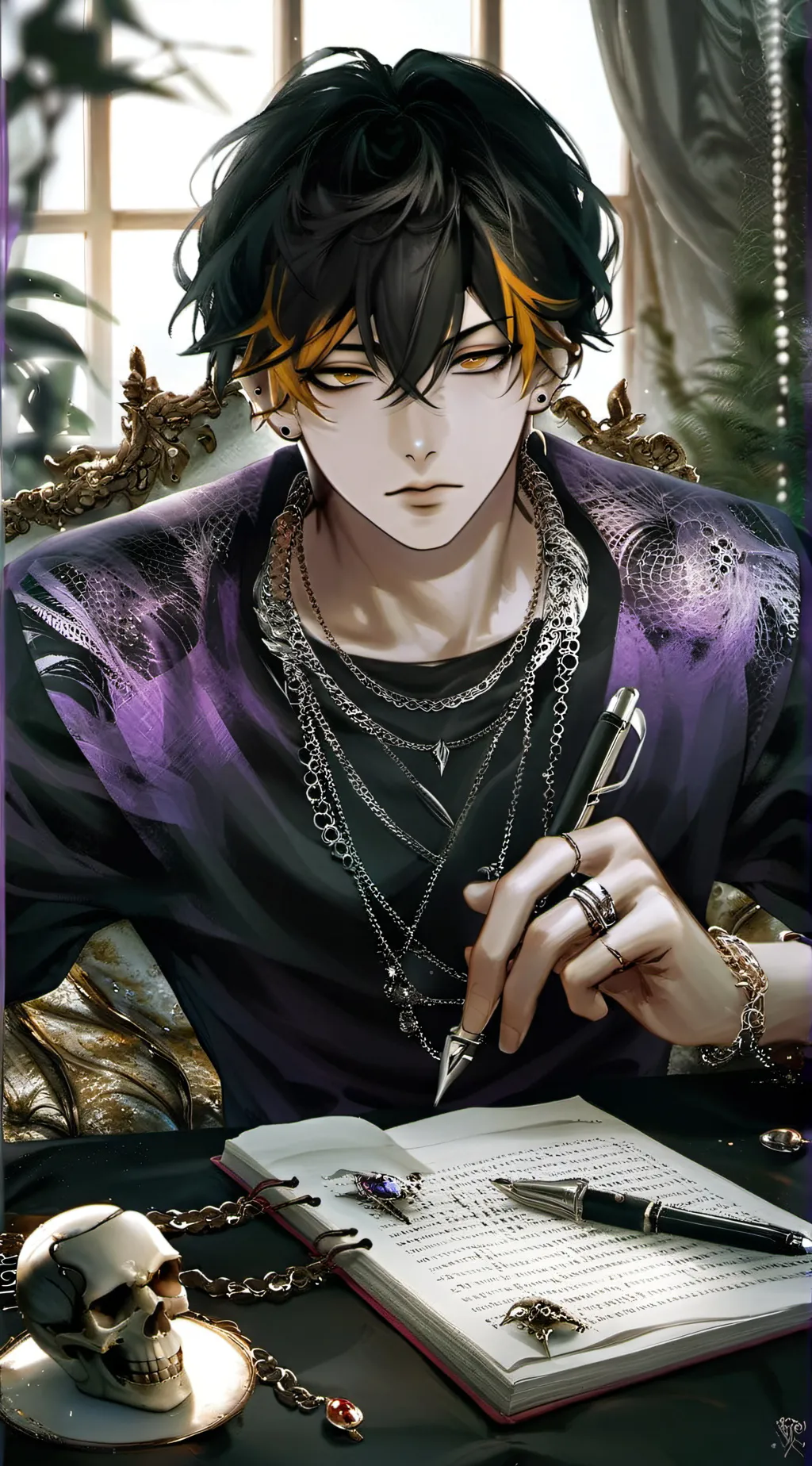 ai character: Suko  background