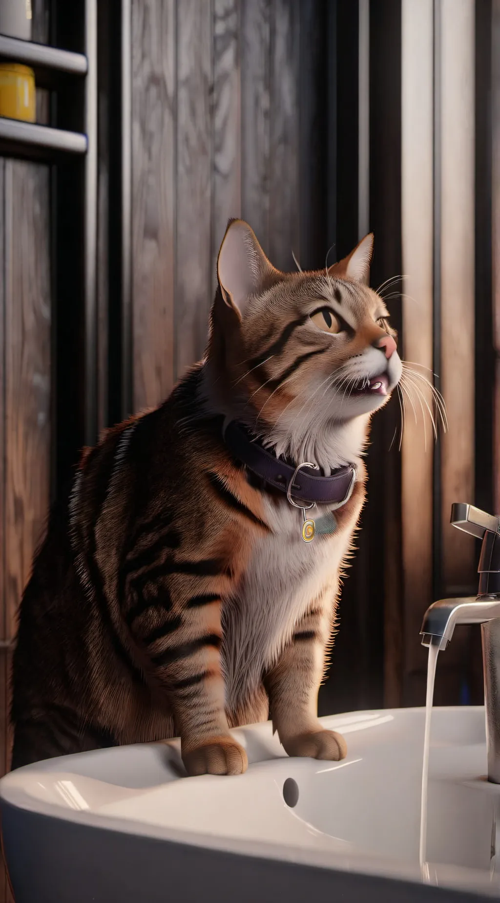 ai character: Finish the lyrics background