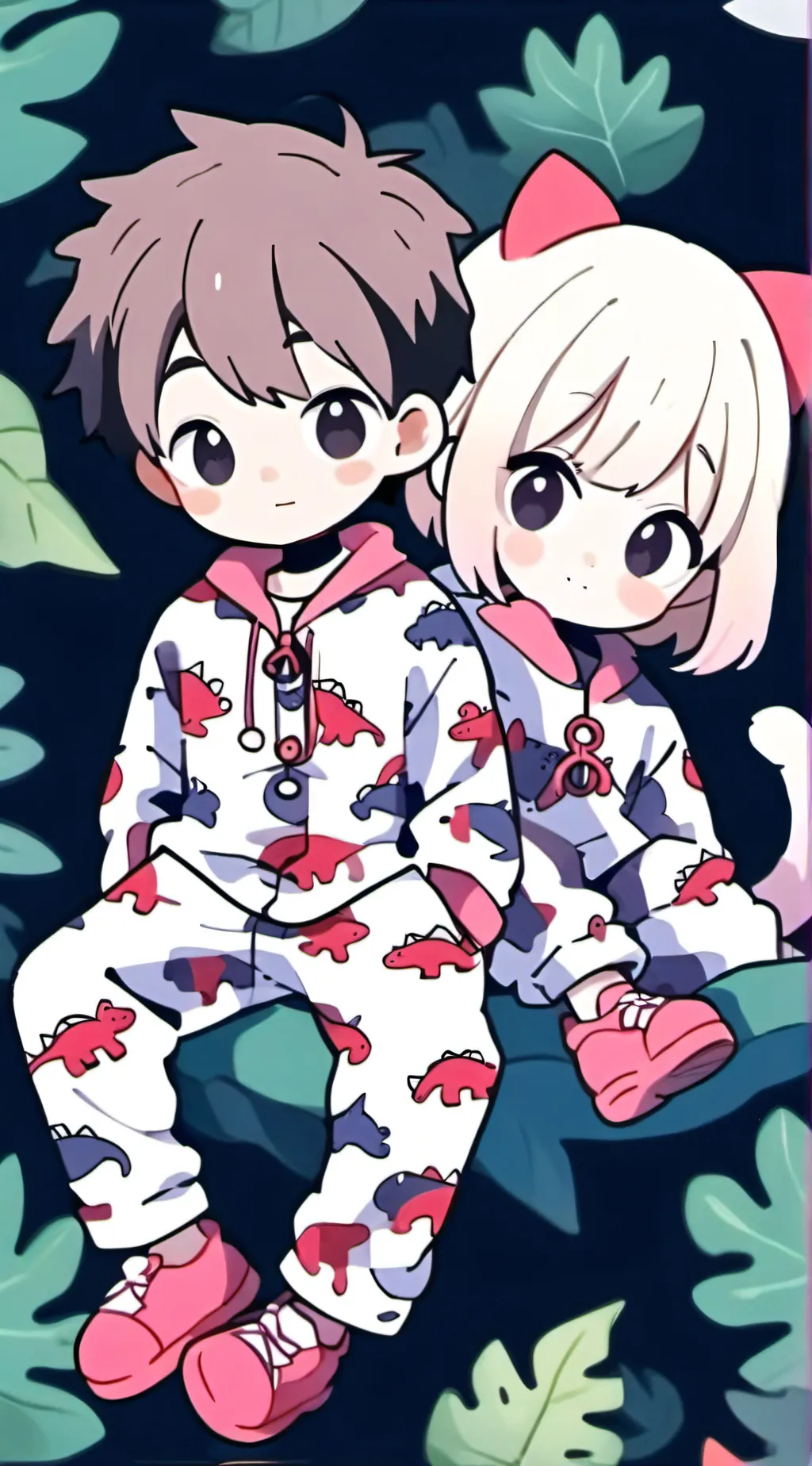 ai character: Roxy & Lilly background