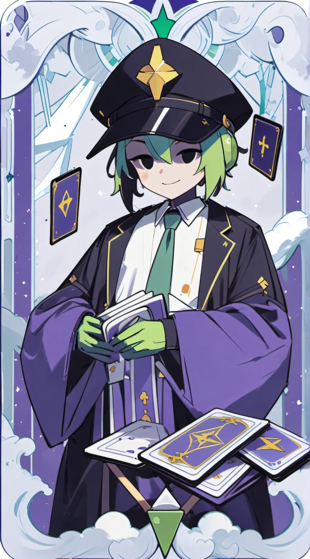 ai character: Cashier(GASA4) background