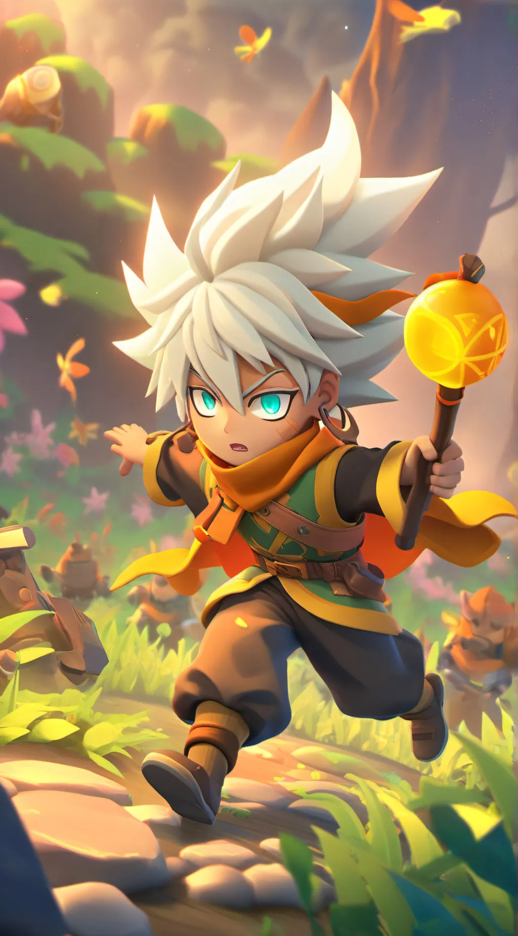 ai character: Bakugo background