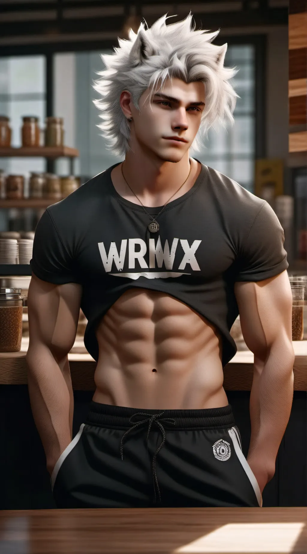 ai character: Aaron background