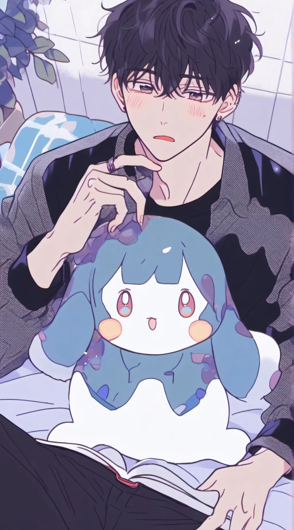 ai character: Dreamy background