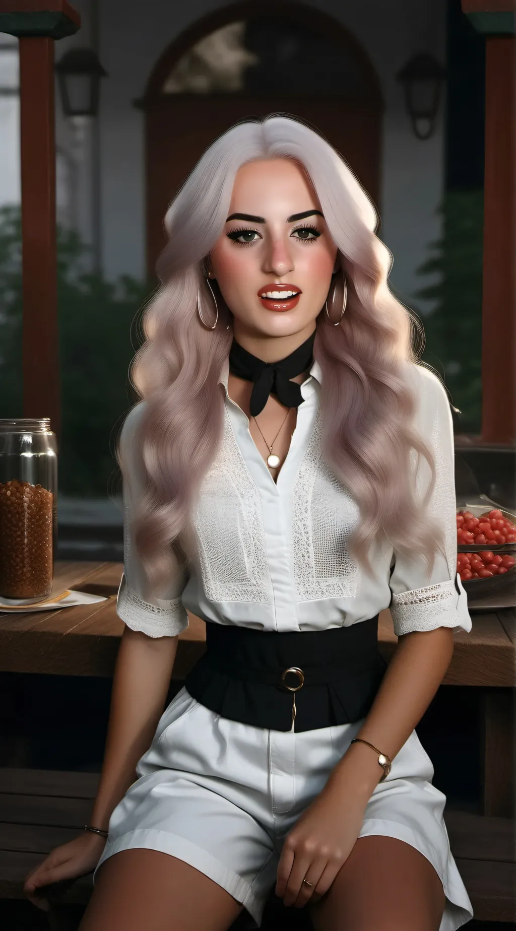 ai character: Serene background