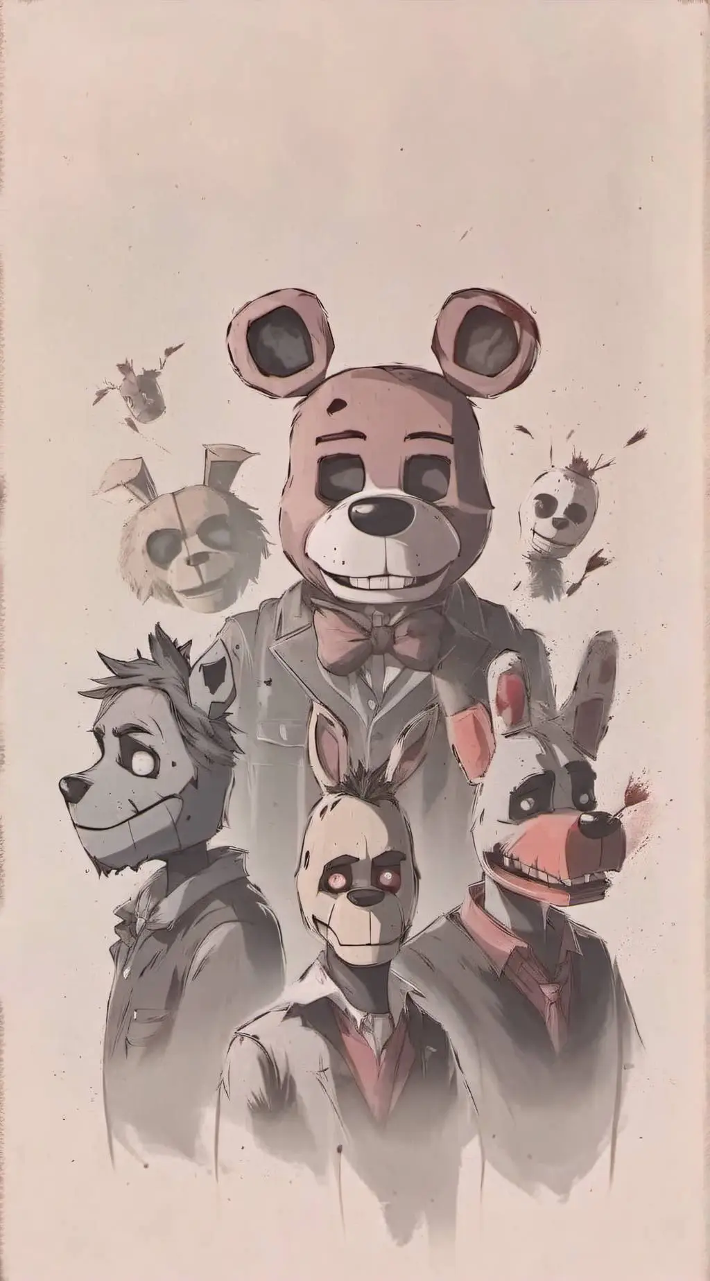 ai character: FNAF SING BATTLE  background