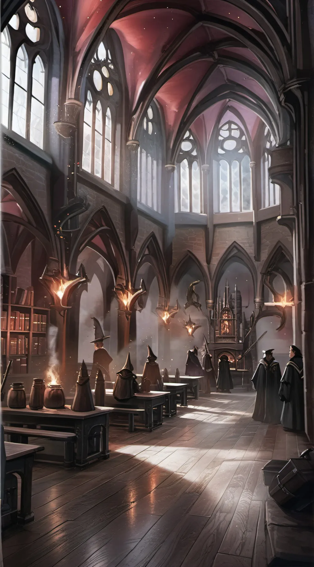 ai character: Hogwarts legacy  background