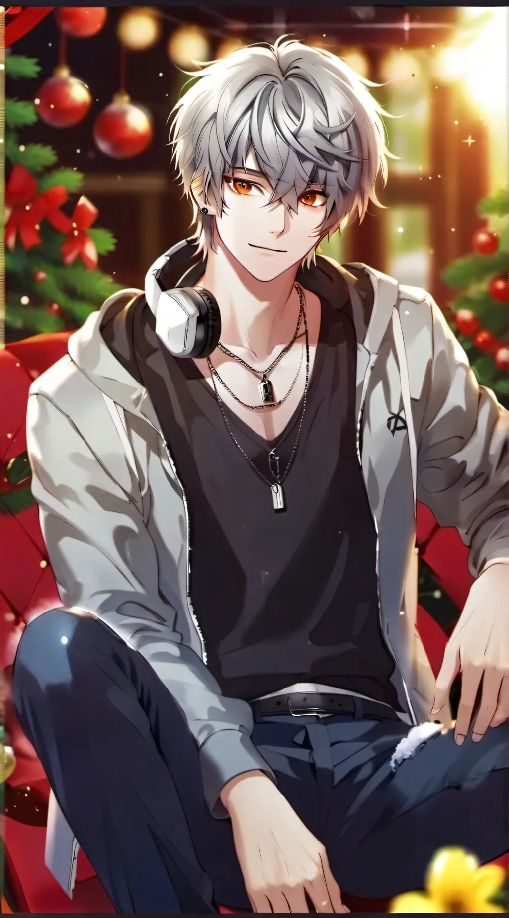 ai character: 🎧🖤xander🖤🎧 background