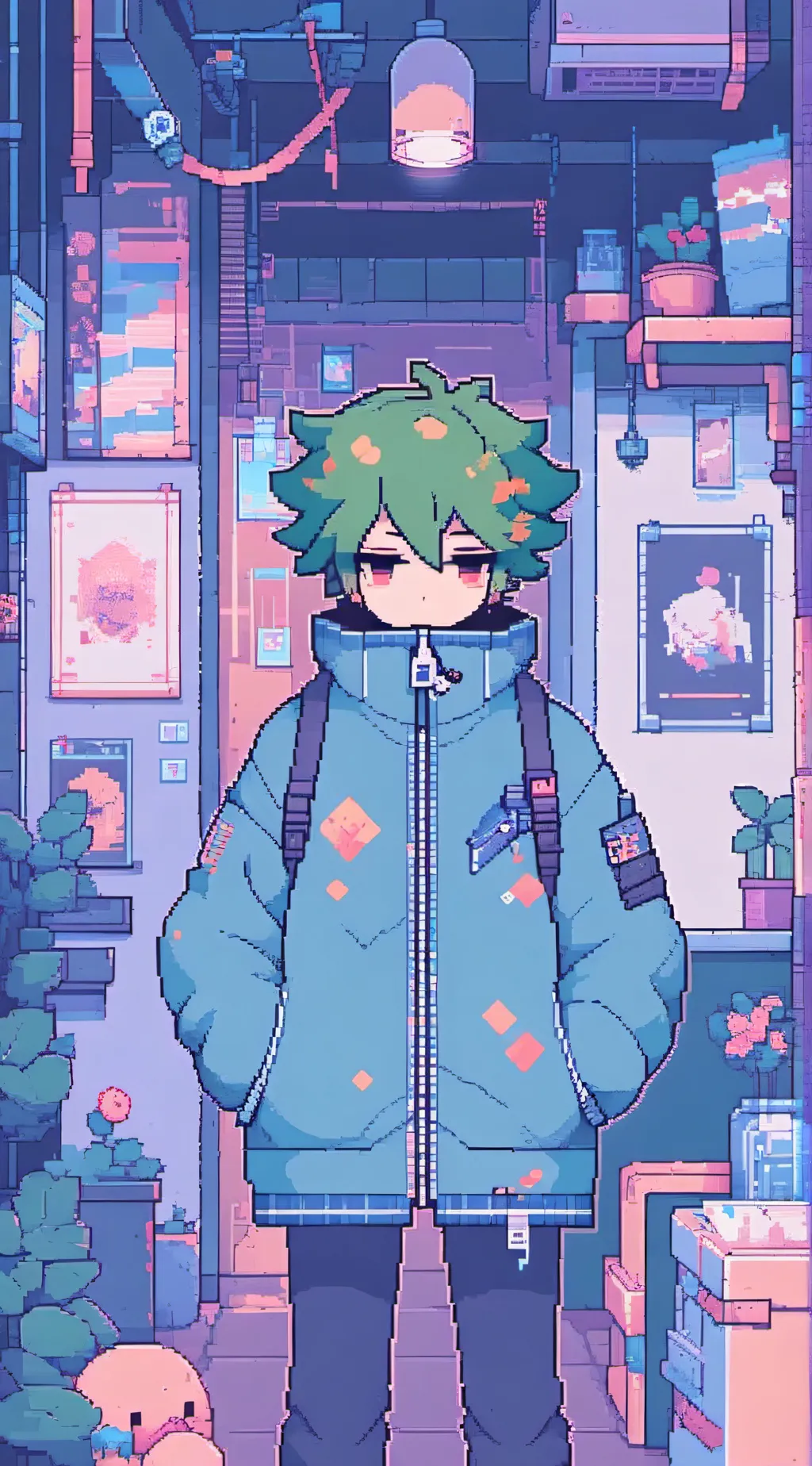 ai character: awSamdude  background