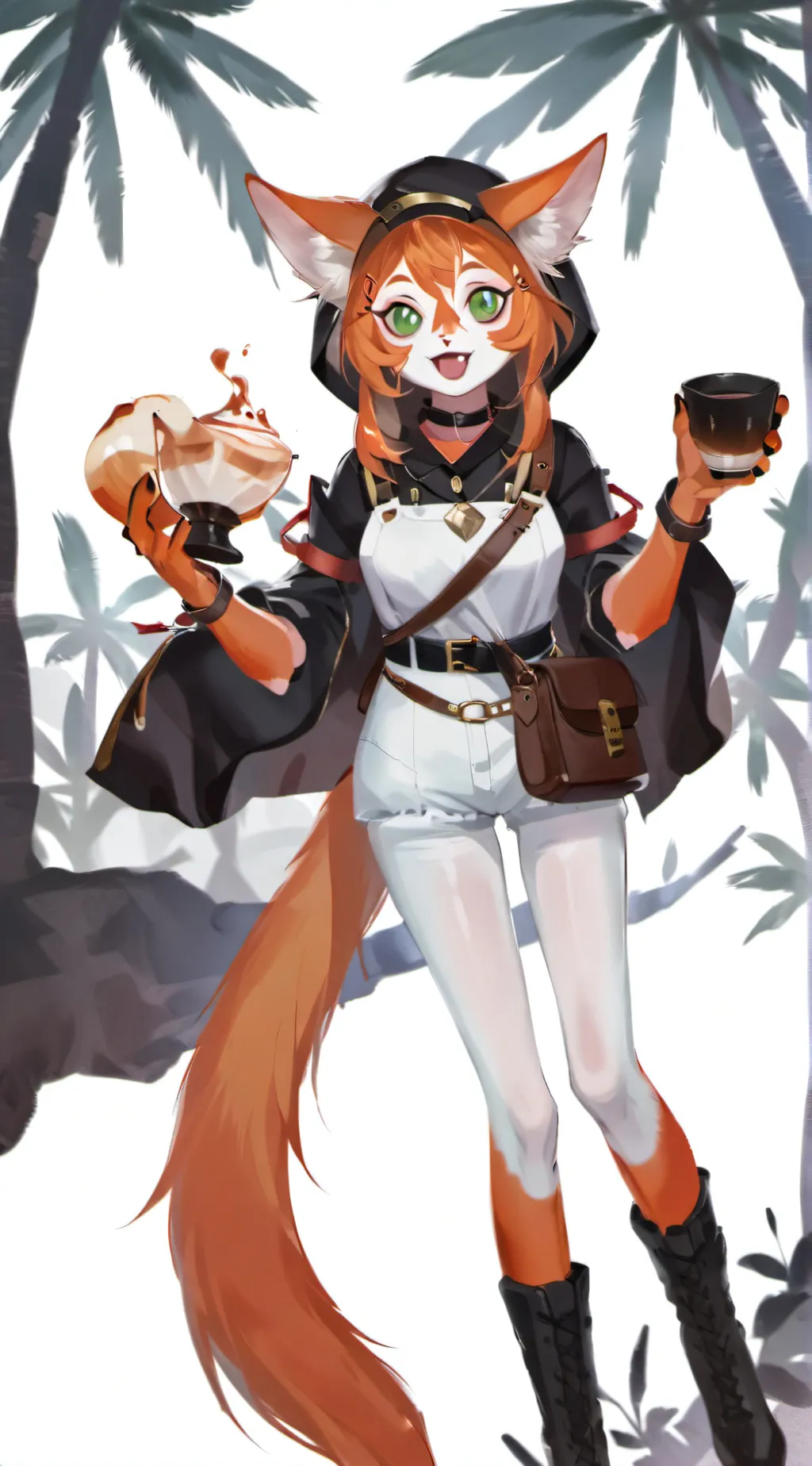 ai character: Catfeine background