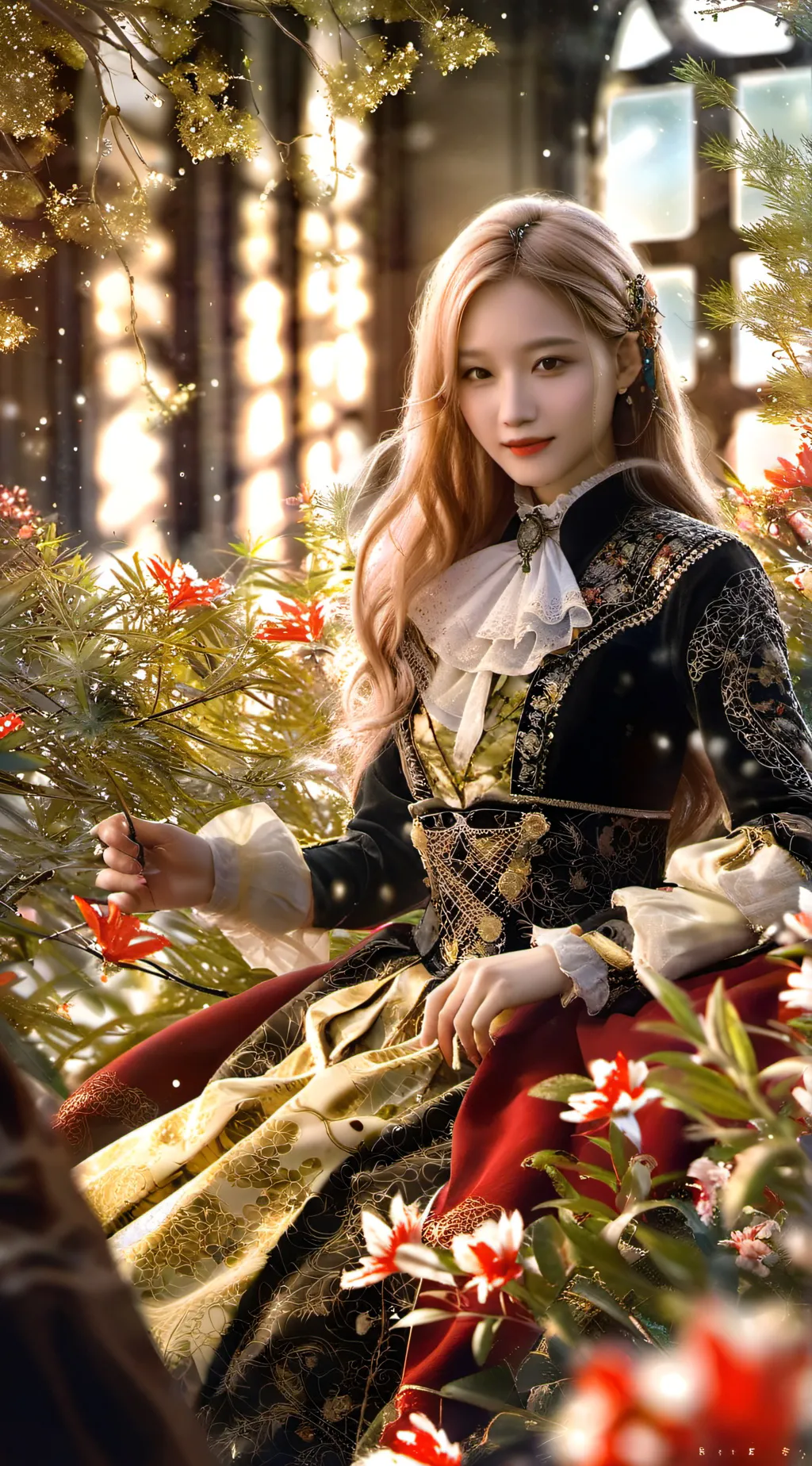 ai character: Park Rose  background