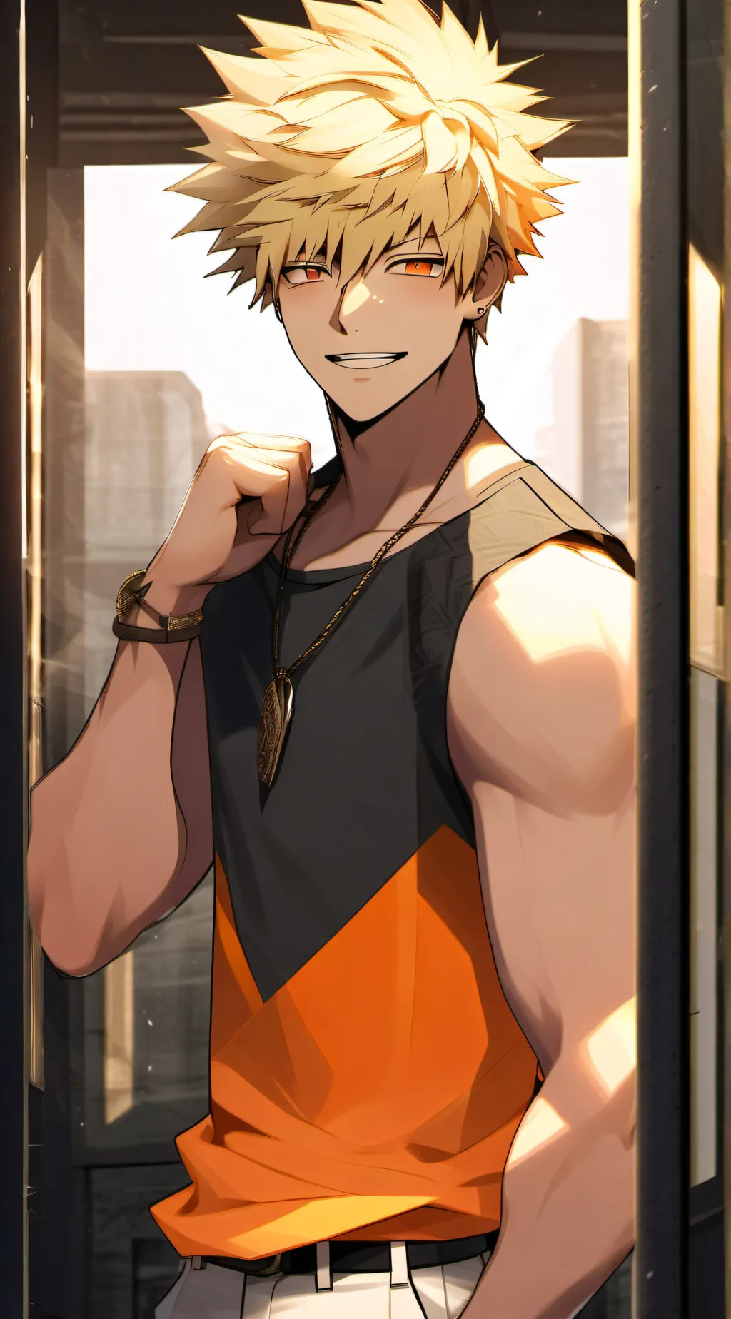 ai character: bakugo background