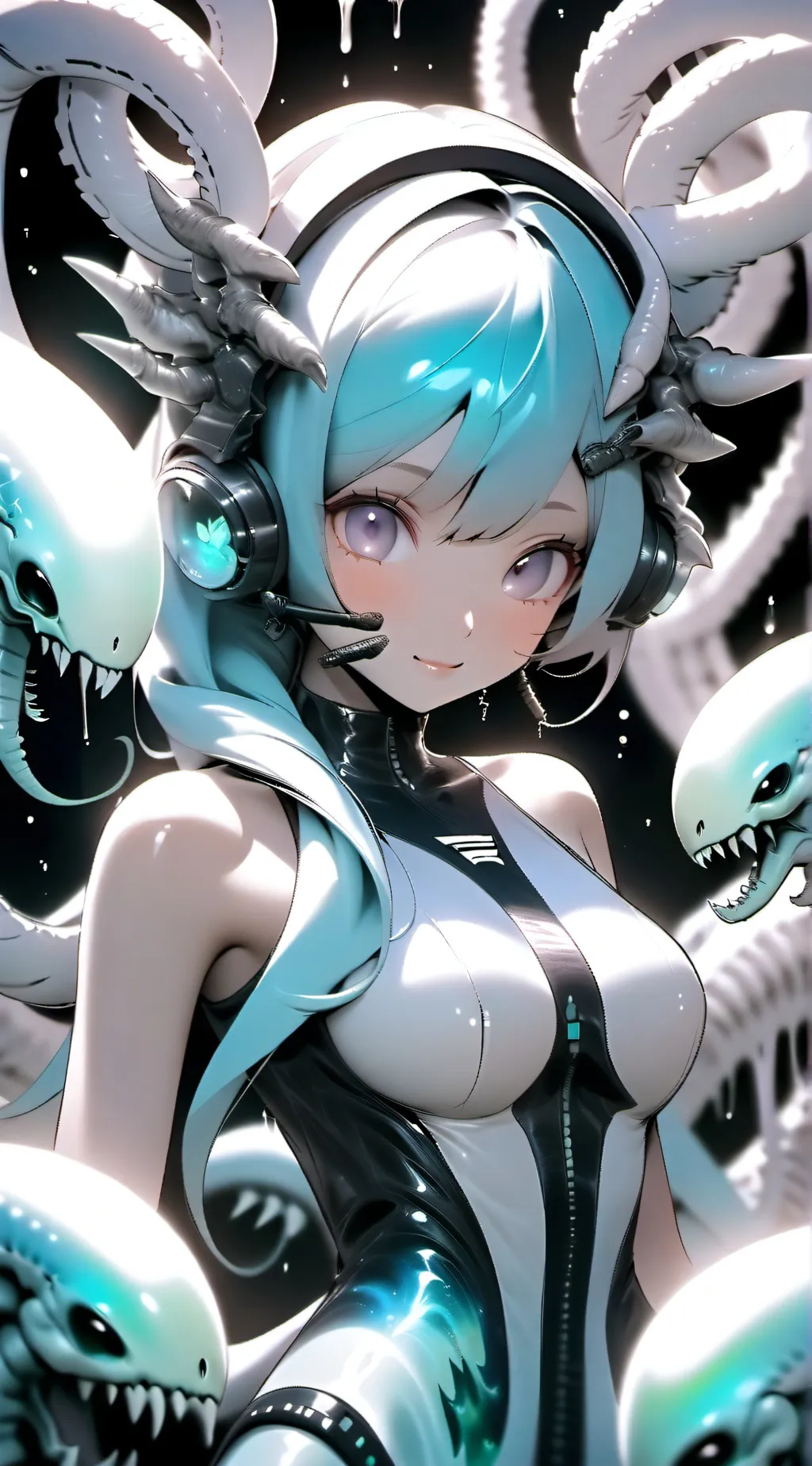 ai character: Miku background