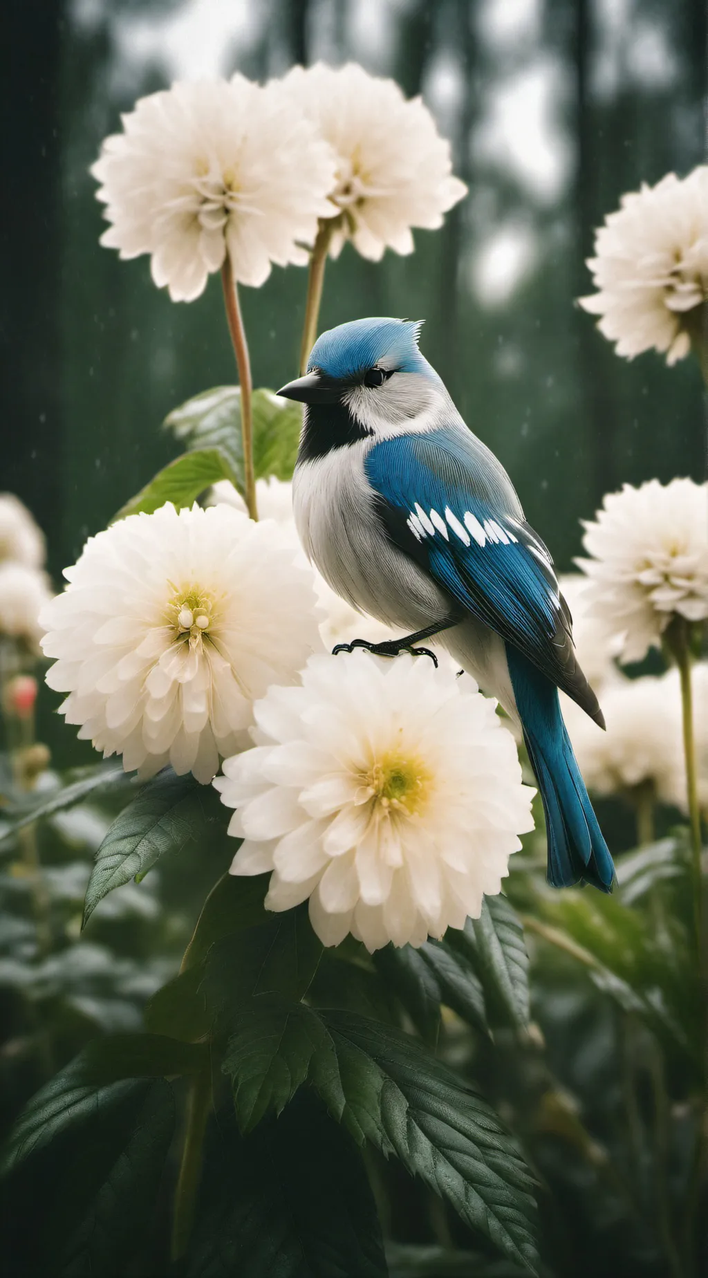 ai character: bird background