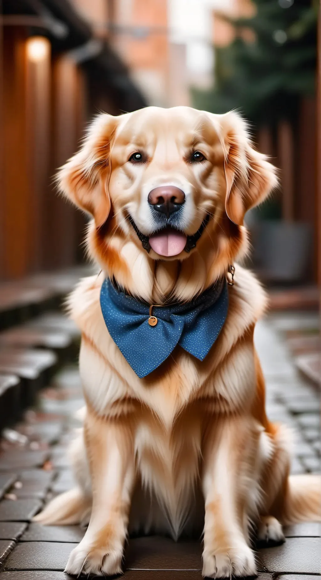 ai character: Buddy (therapy dog background