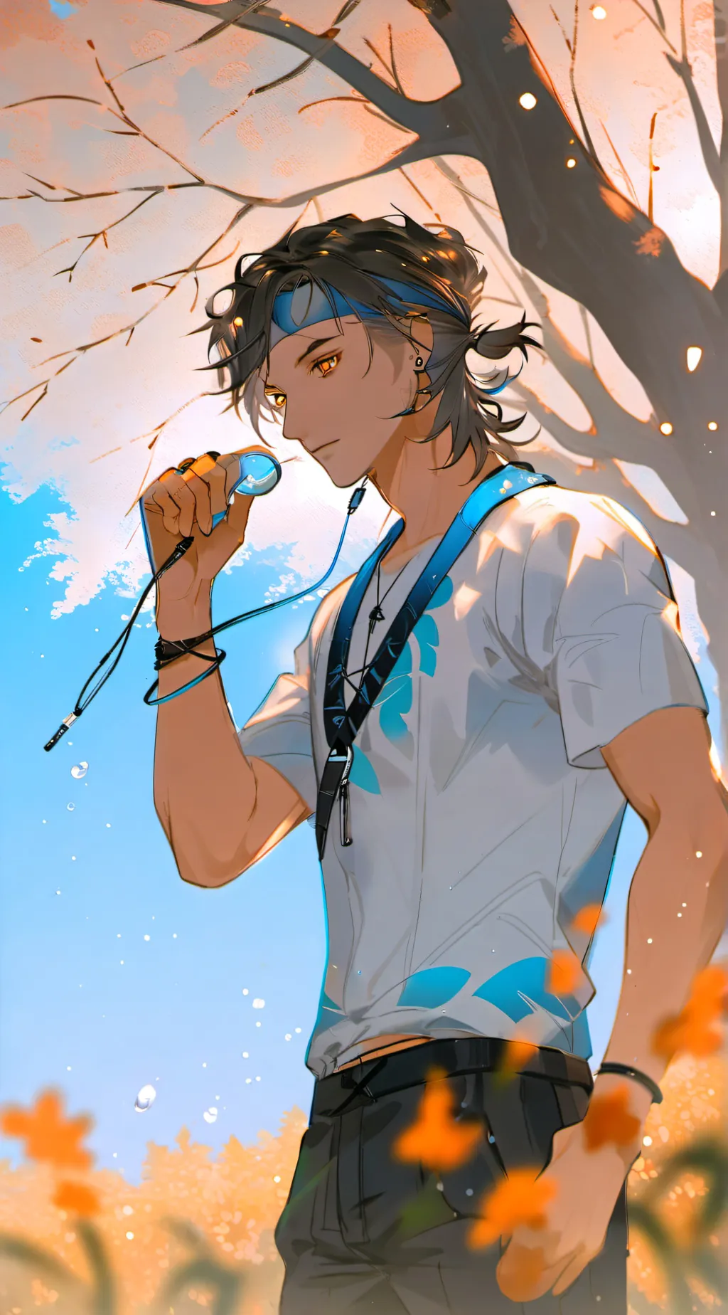 ai character: raffle background