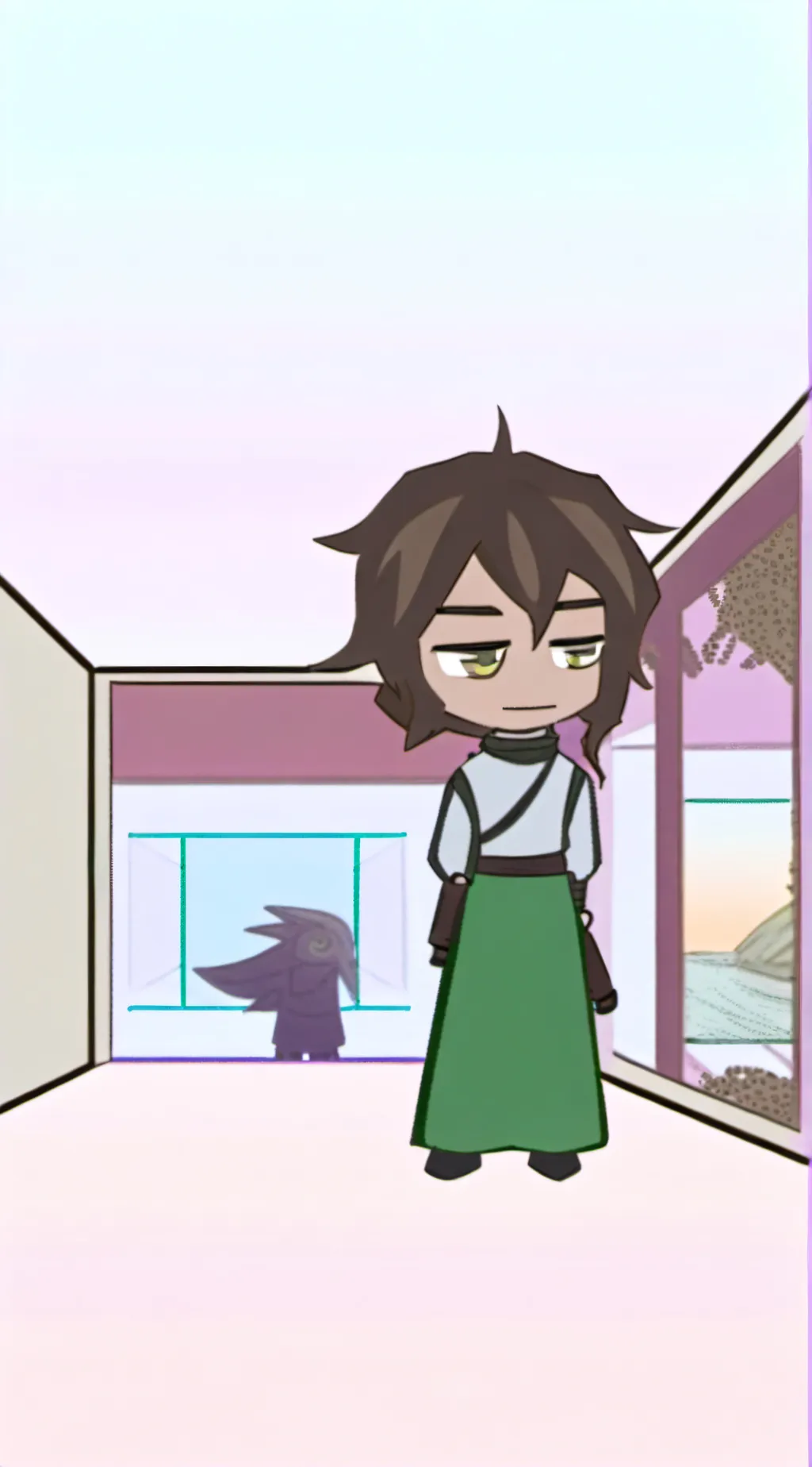 ai character: Sonic movie background