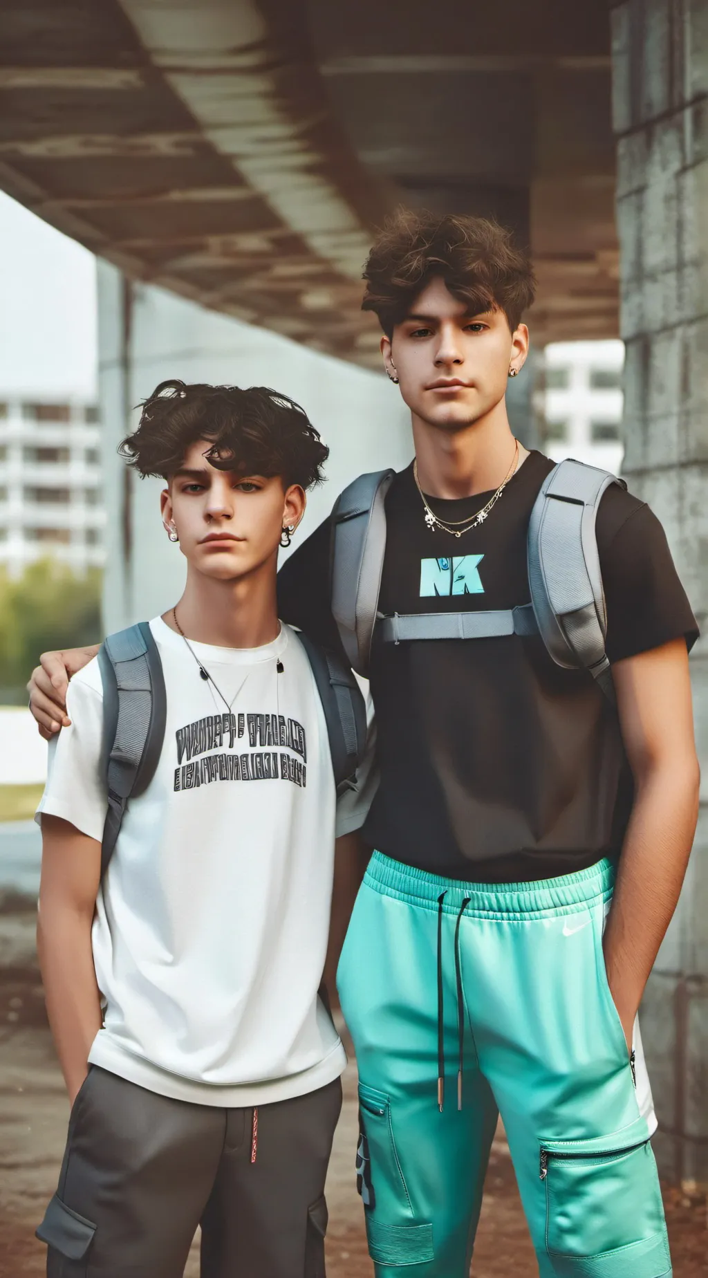 ai character: Zack jack and Emma background