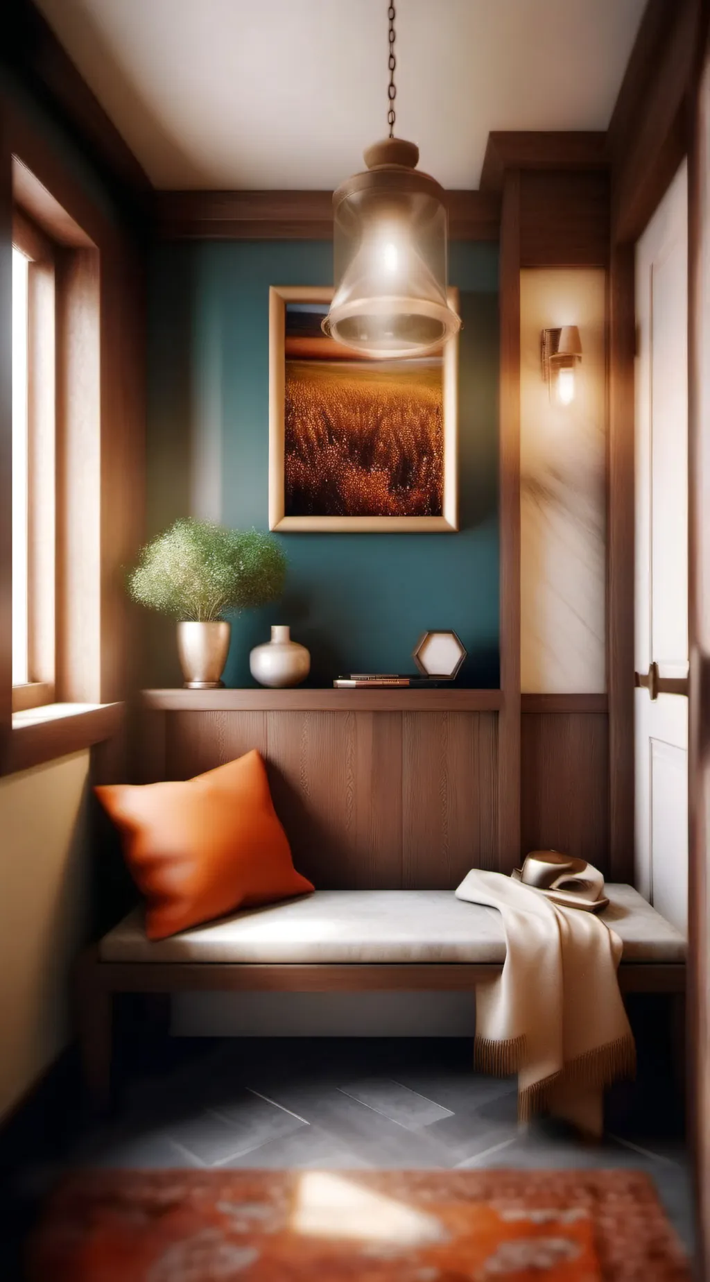 ai character: smiling critters background