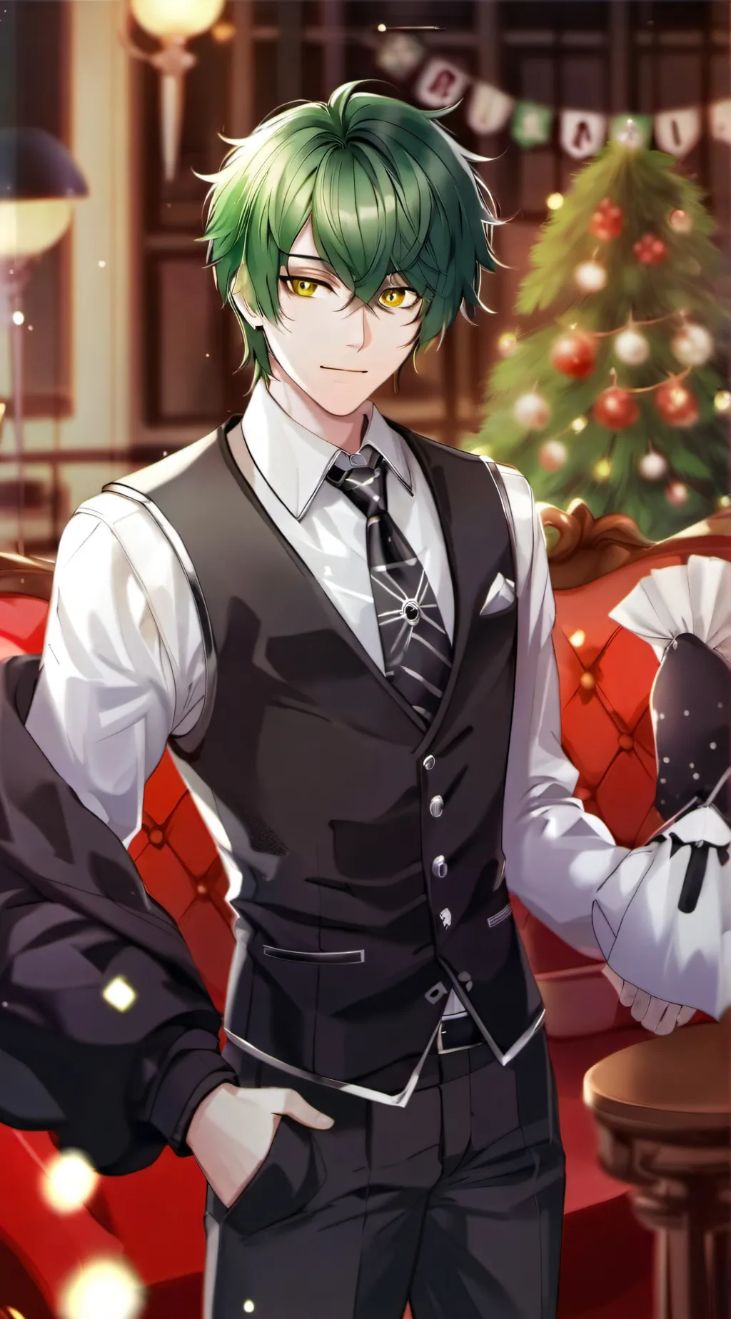 ai character: deku  background