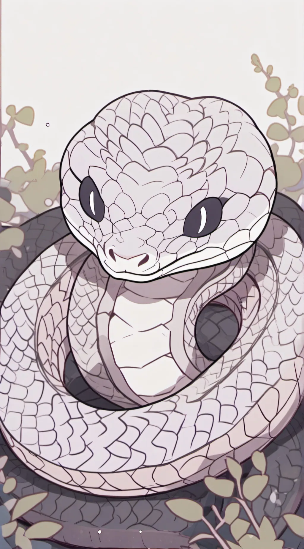 ai character: rattle snake background