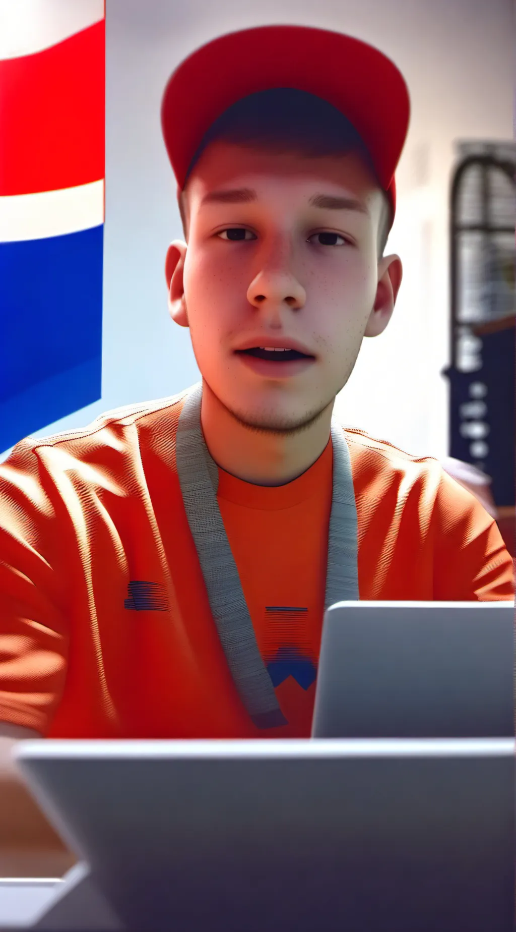 ai character: Robin hhh/kingday background