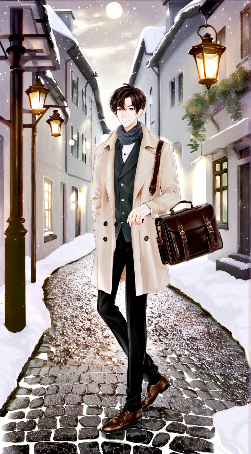 ai character: Damien background