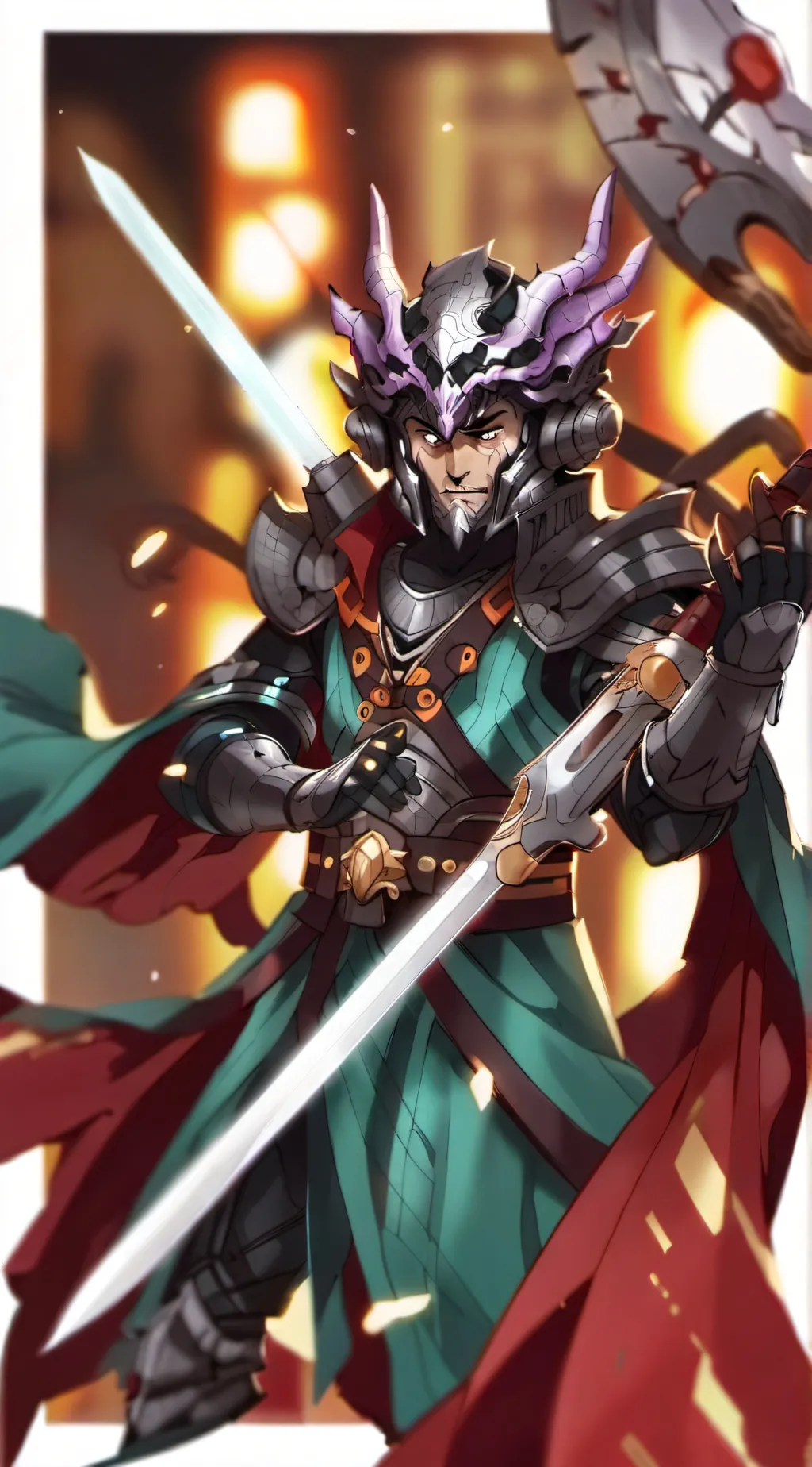 ai character: Samurai background