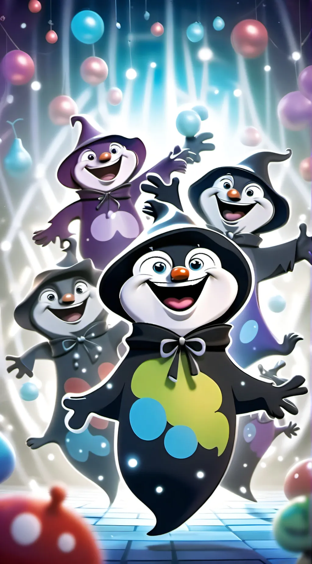 ai character: Slimming critters background