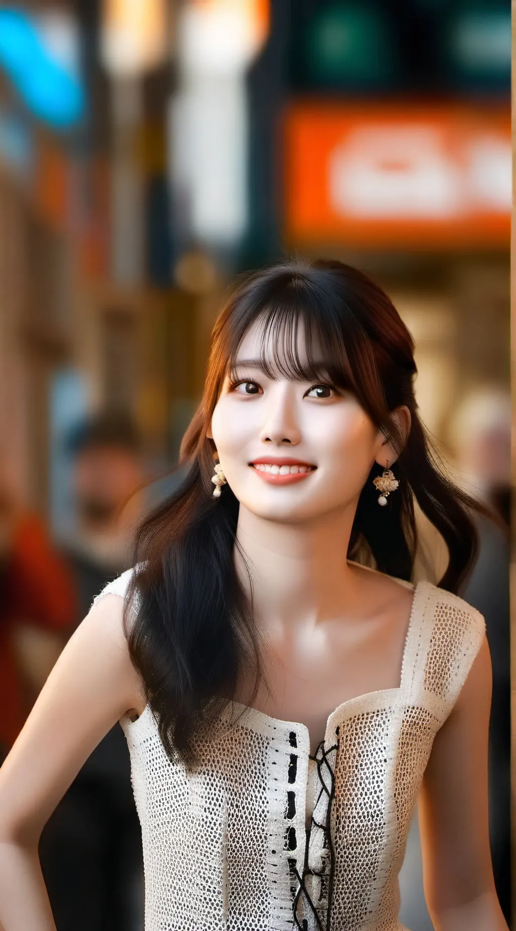 ai character: Momô Hirai background