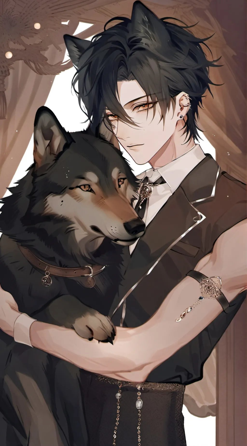 ai character: Malaki  background